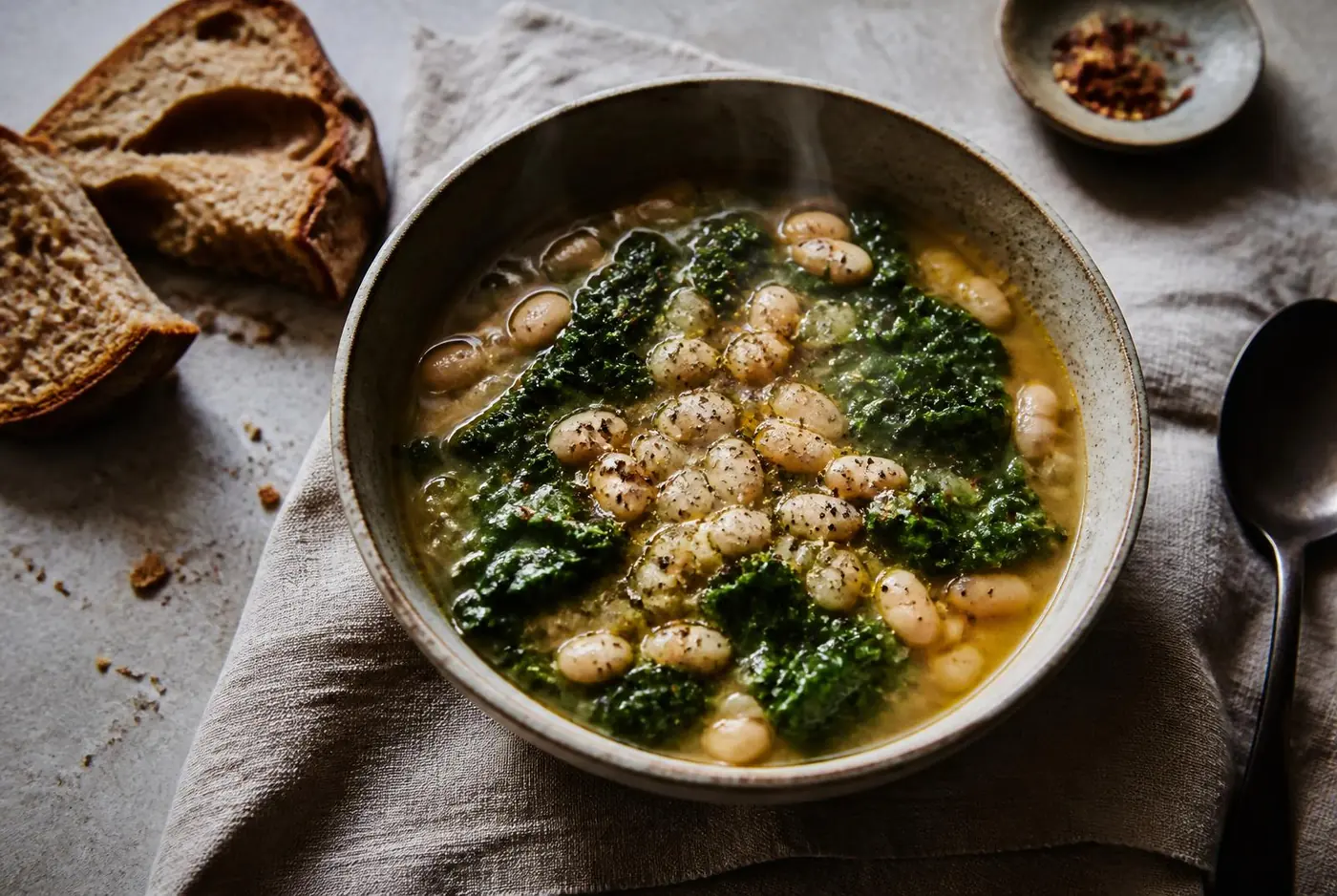 Tuscan White Bean and Kale Soup